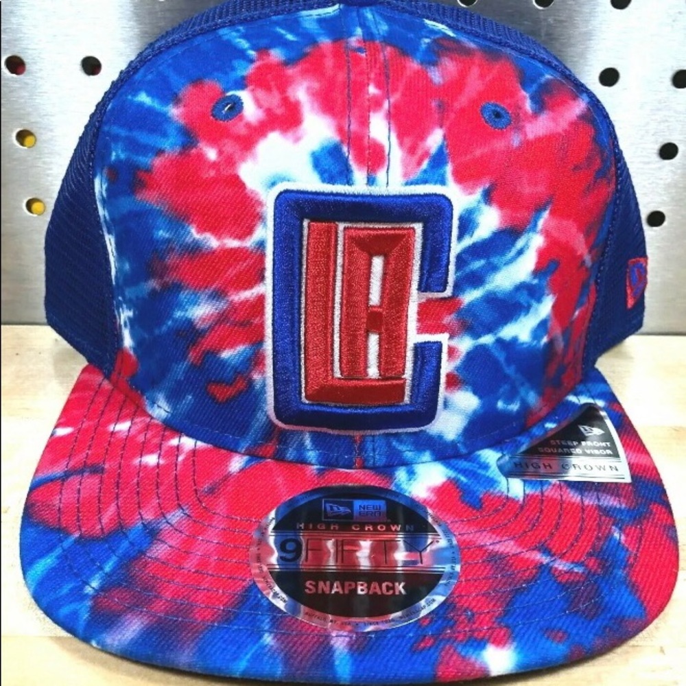 New Era 9Fifty Los Angeles LA Clippers Snapback Tie Dye City Edition Hat Cap